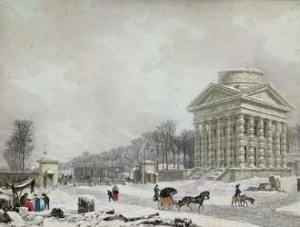 La Barrière des Champs-Élysées, 1808